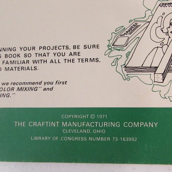 Vintage 1971 Craftint Portrait Sketching Instruction Booklet - Picture 6 of 16